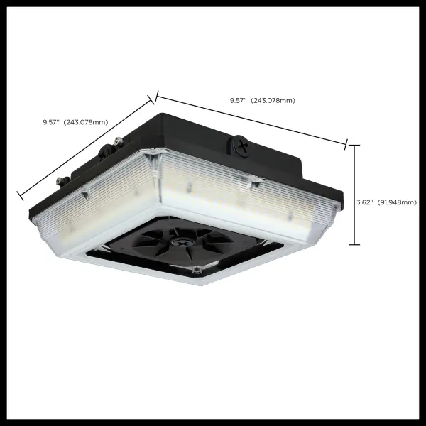 Square LED Canopy Light - Selectable CCT & Wattage - Image 25
