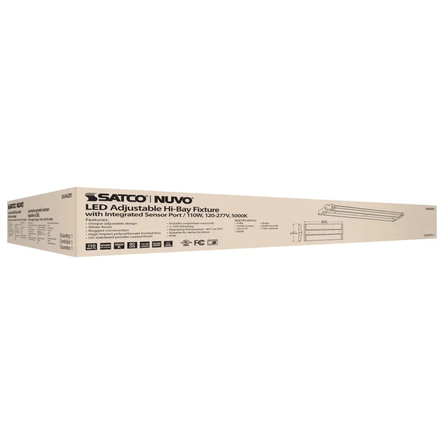 LED Adjustable High Bay - 110 Watt - 5000K - Image 16