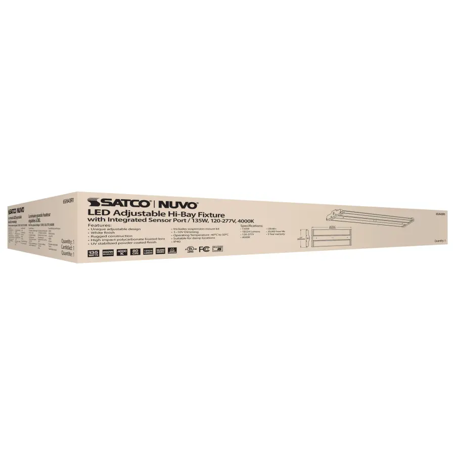 LED Adjustable High Bay - 135W - 4000K - Image 16
