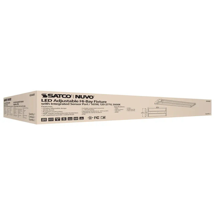 LED Adjustable High Bay - 165W - 5000K - Image 16