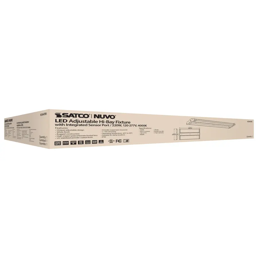 LED Adjustable High Bay - 220 Watt - 4000K - Image 16