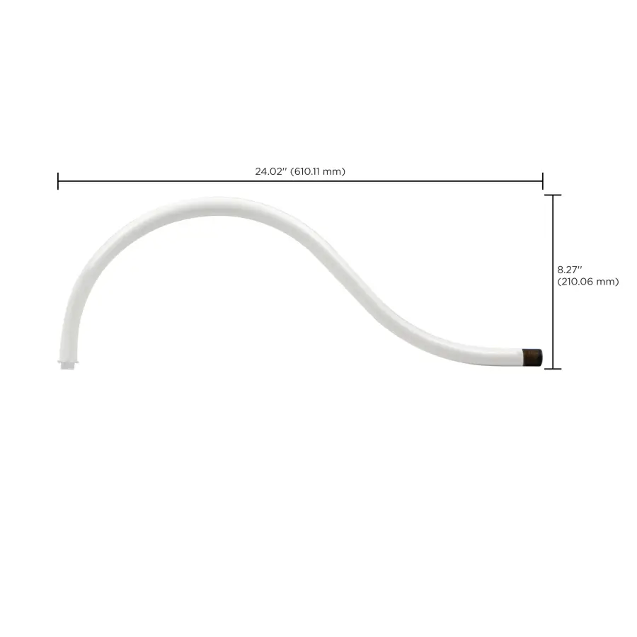 LED Gooseneck 24" Accessory Arm - White - Image 2