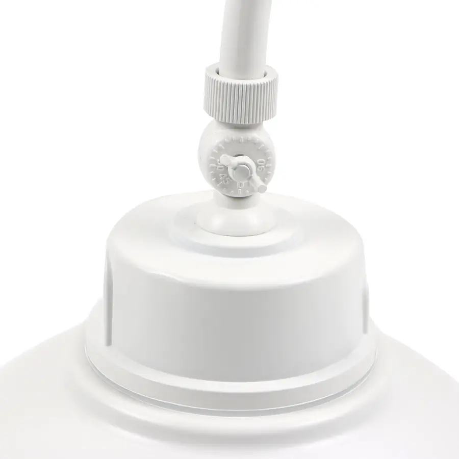 LED Gooseneck Wall Light with Photocell - White - Image 6