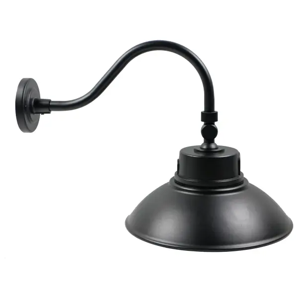 LED Gooseneck Wall Light with Photocell - 30W/40W/50W - Image 2
