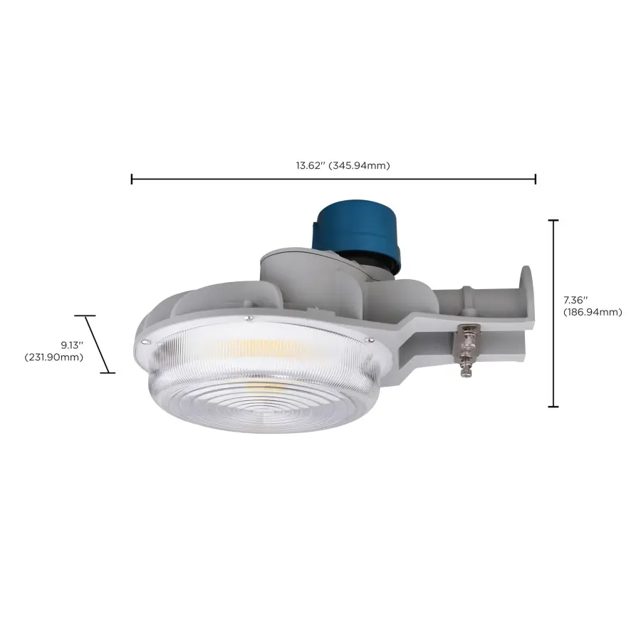60W LED Area Light with Photocell - Gray - Image 11