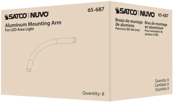 Outdoor Area Light Mounting Arm - Image 12