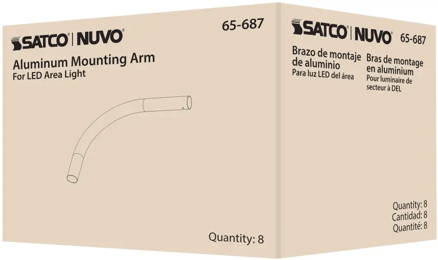 Outdoor Area Light Mounting Arm - Image 12