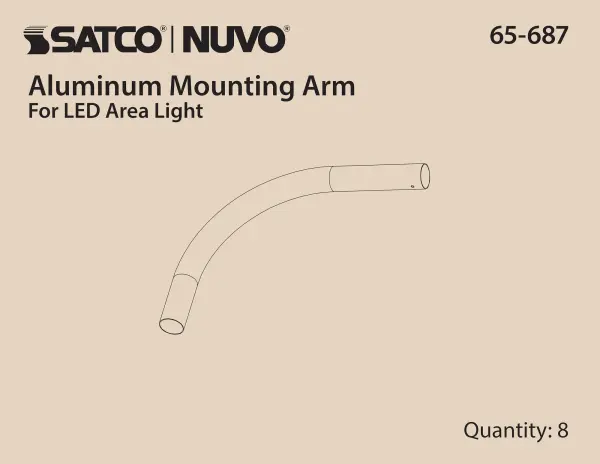 Outdoor Area Light Mounting Arm - Image 9