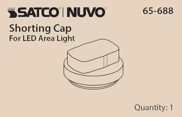 LED Area Light Shorting Cap - Image 2