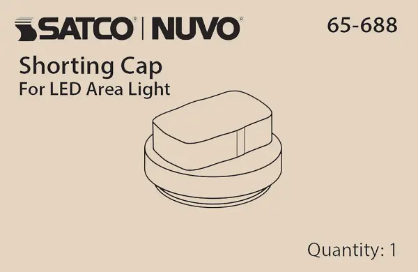 LED Area Light Shorting Cap - Image 5