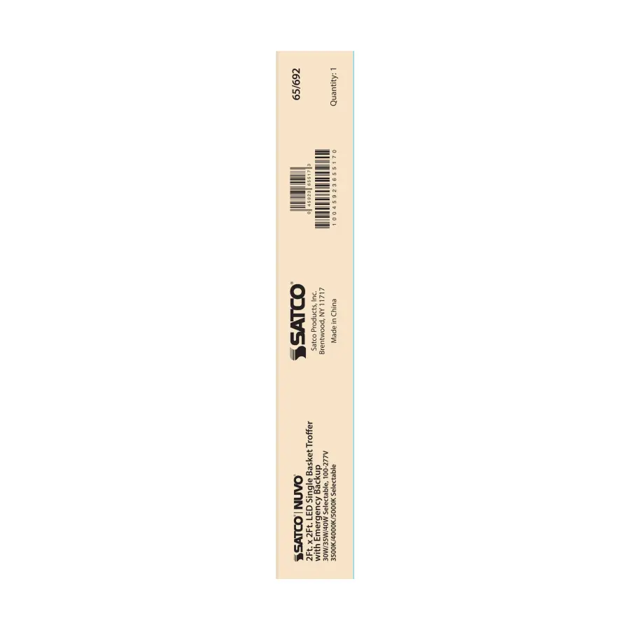 2x2 Emergency Backup LED Troffer - Single Basket - Image 6