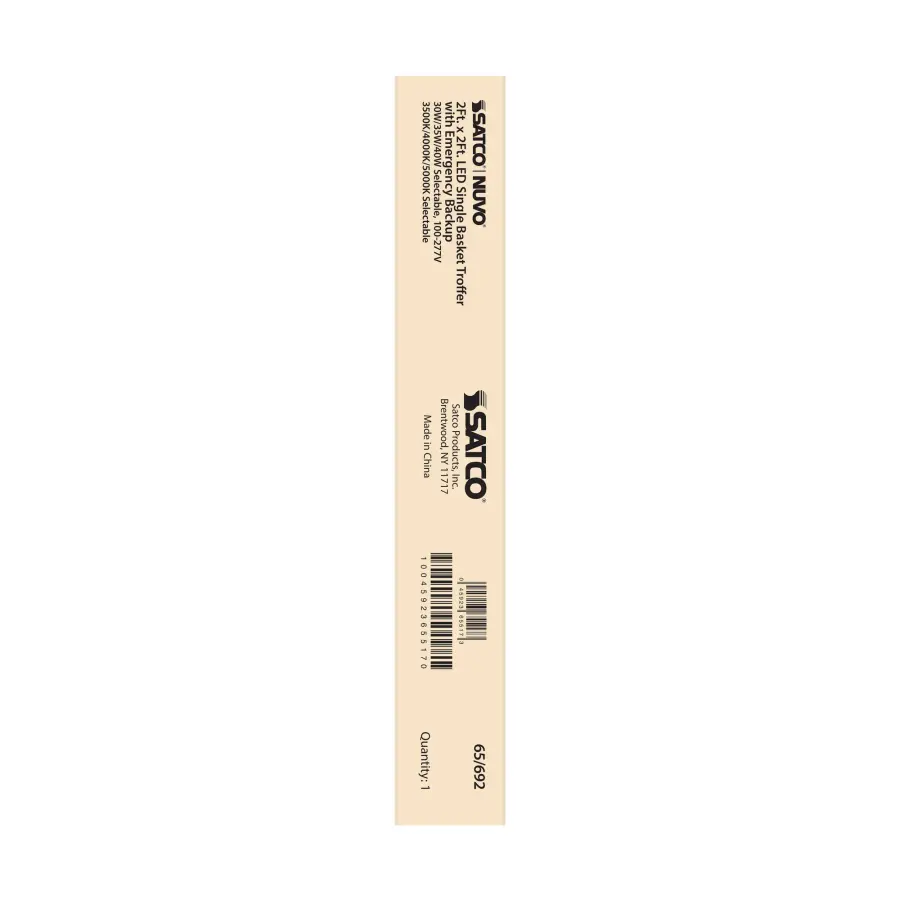 2x2 Emergency Backup LED Troffer - Single Basket - Image 7