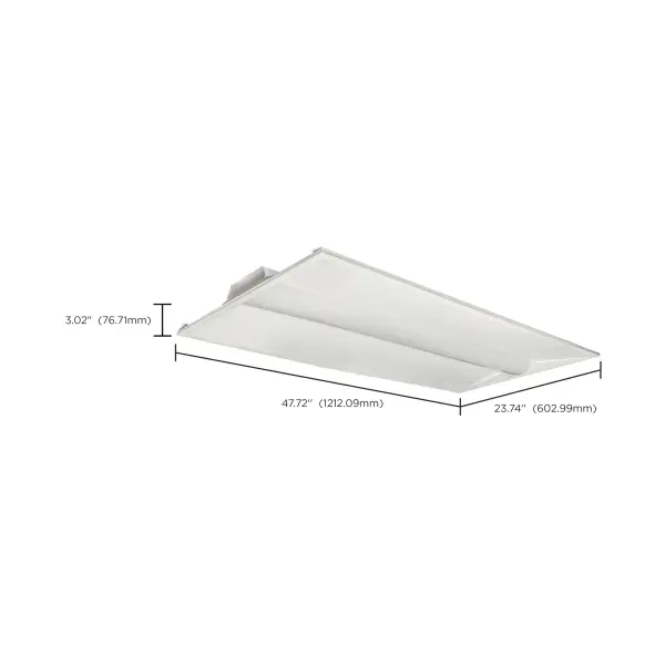 2x4 Emergency Backup LED Troffer - Single Basket - Image 11