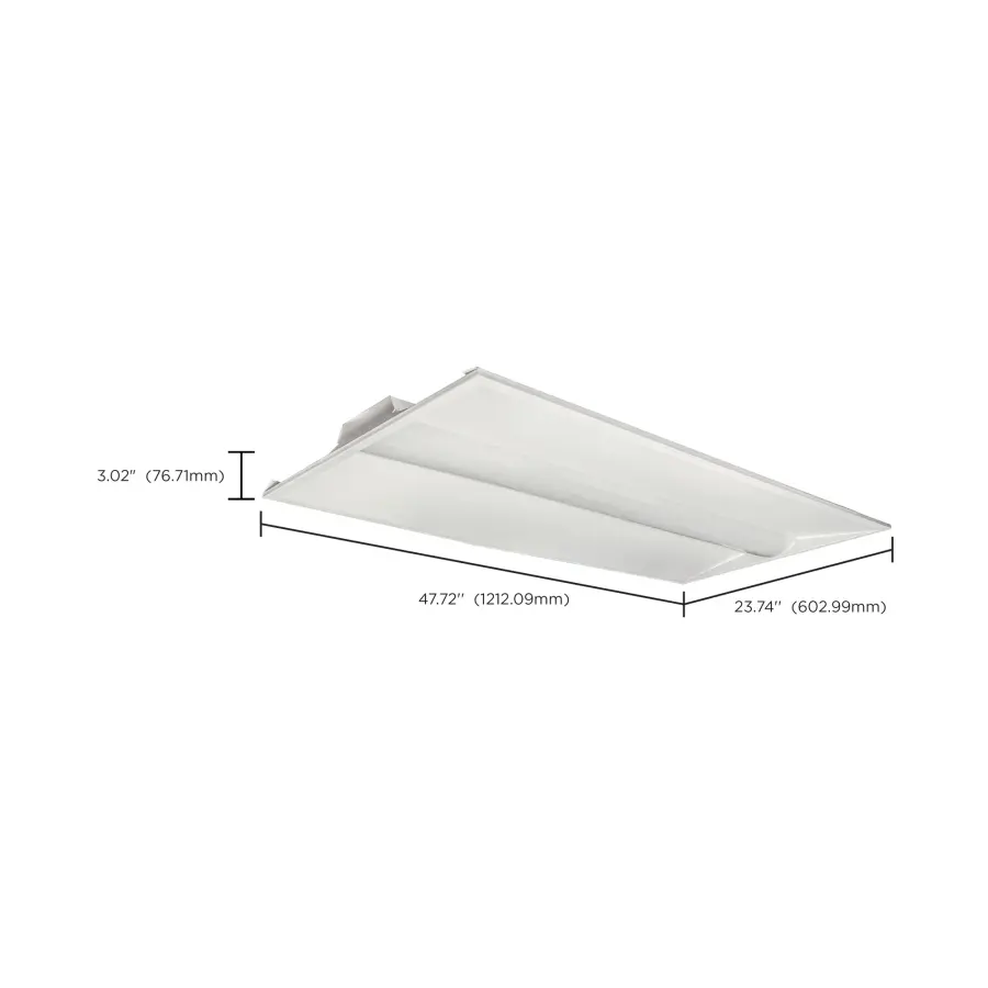 2x4 Emergency Backup LED Troffer - Single Basket - Image 11
