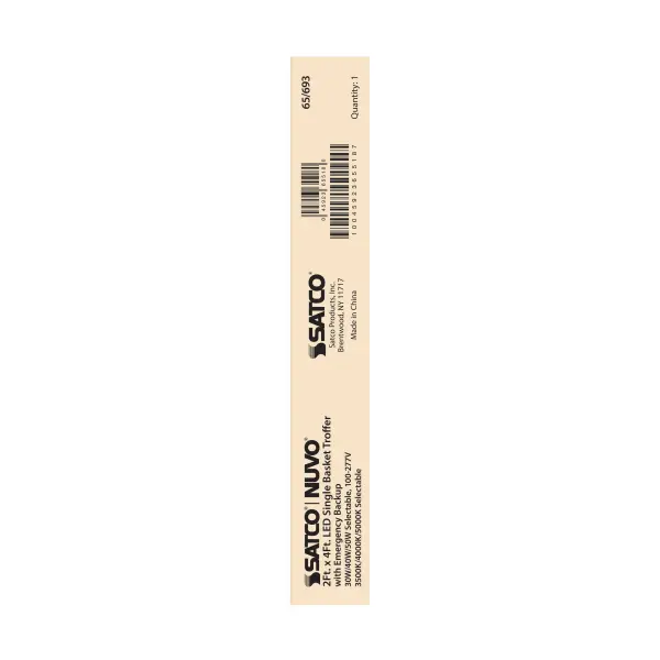 2x4 Emergency Backup LED Troffer - Single Basket - Image 5