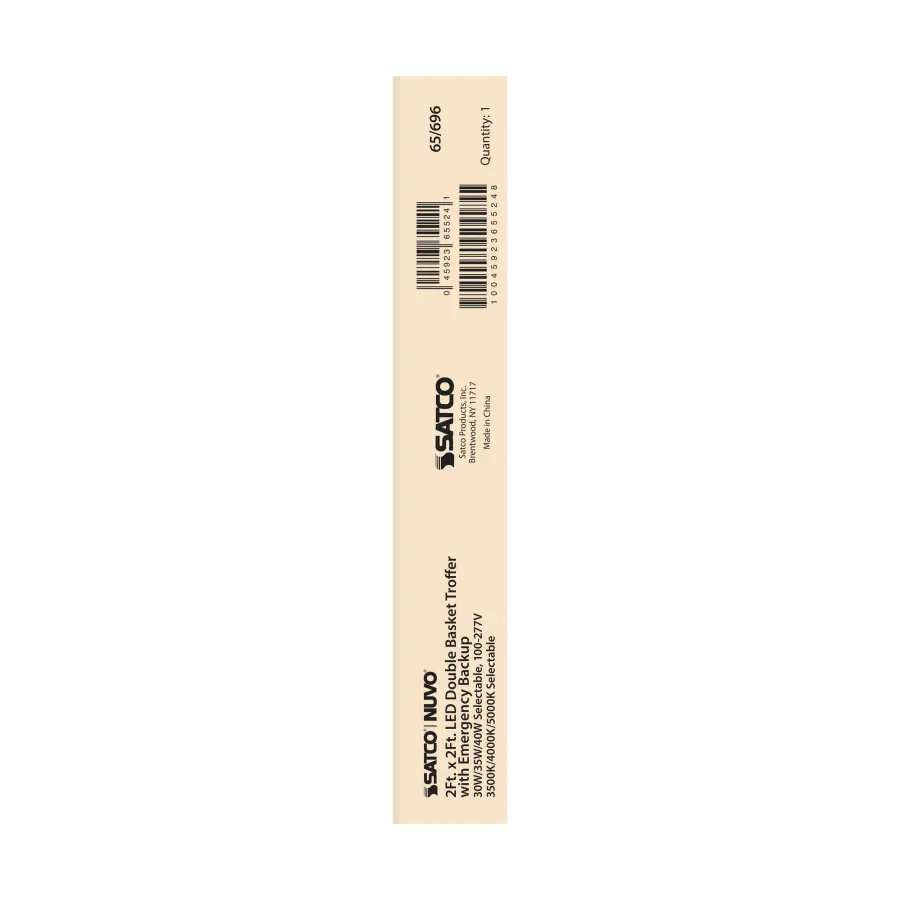 2x2 Emergency Backup Double Basket LED Troffer - Image 6