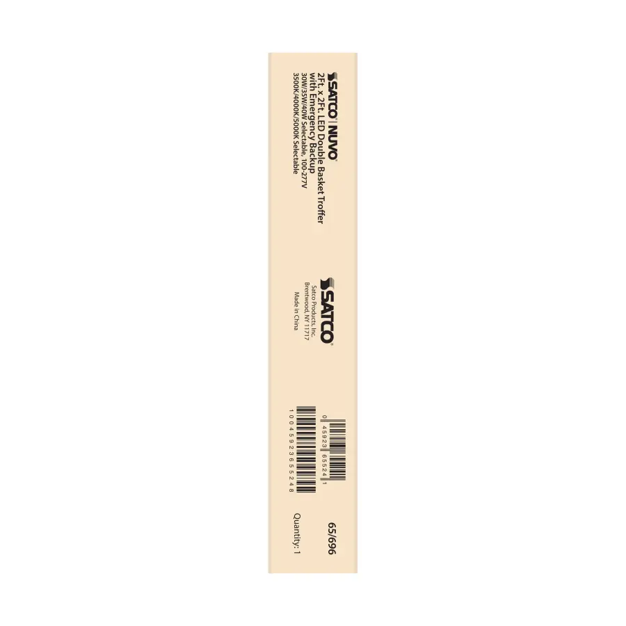 2x2 Emergency Backup Double Basket LED Troffer - Image 7