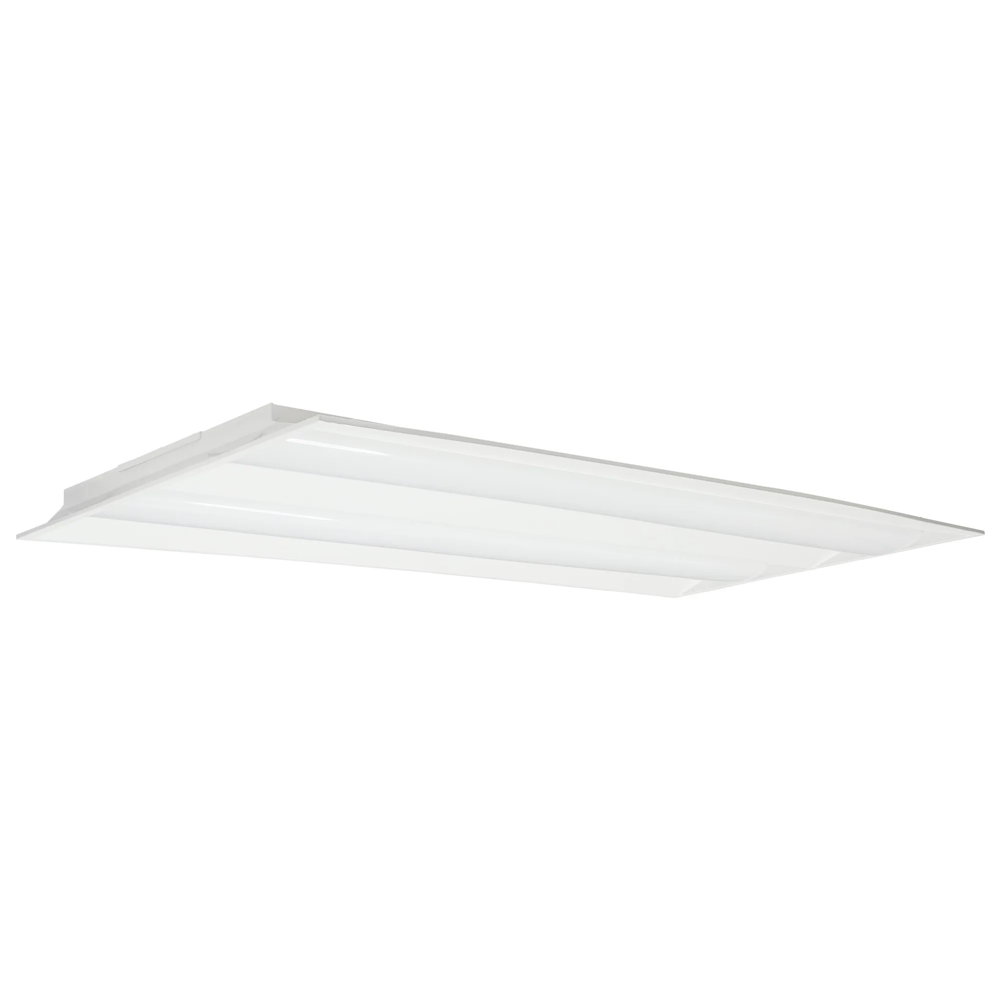 2x4 Double Basket LED Troffer with Emergency Backup