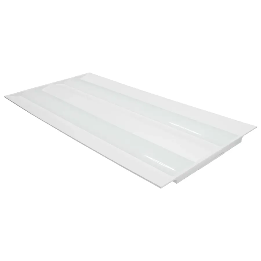 2x4 Double Basket LED Troffer with Emergency Backup - Image 3