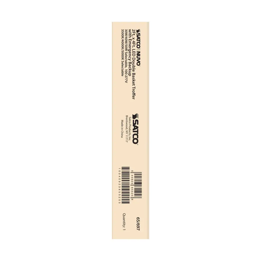 2x4 Double Basket LED Troffer with Emergency Backup - Image 7