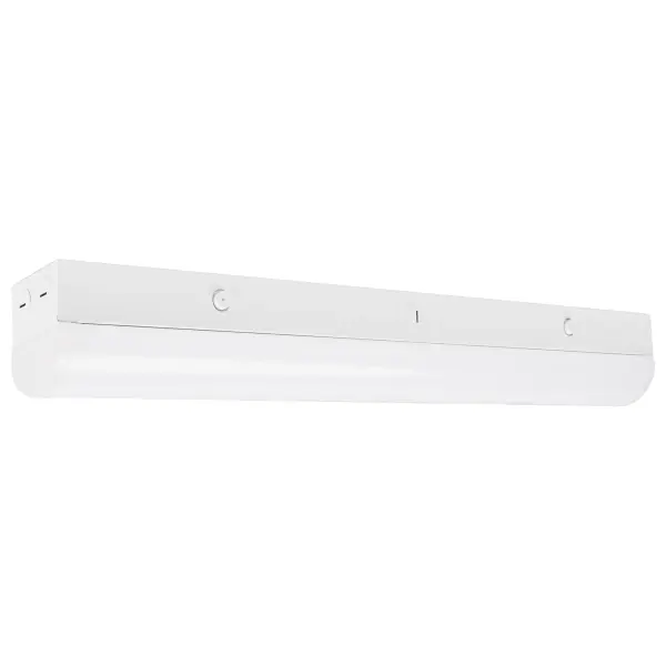 Professional-grade linear strip light combining CCT selectable technology, integrated emergency battery backup, and motion sensors. Ideal for utility spaces and commercial applications requiring reliable illumination with safety features.
