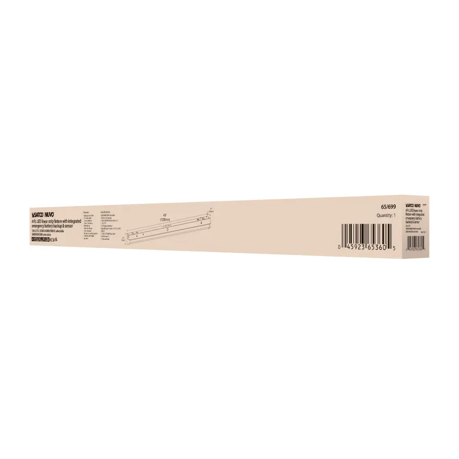 4ft LED Linear Strip Light with Emergency Backup & Sensor - Image 6