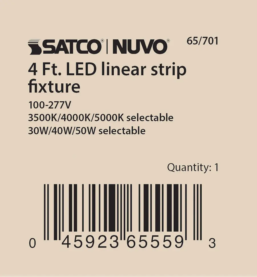4 ft. LED Linear Strip Light - Wattage and CCT Selectable - Image 12