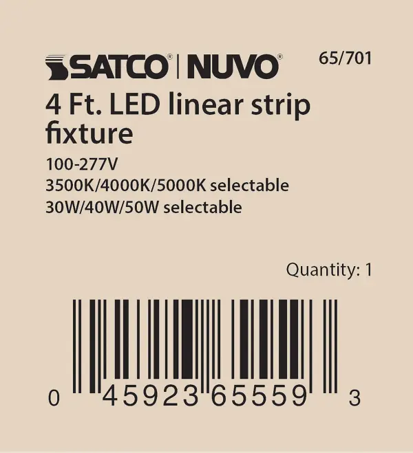 4 ft. LED Linear Strip Light - Wattage and CCT Selectable - Image 13