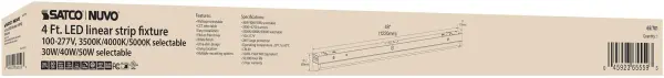 4 ft. LED Linear Strip Light - Wattage and CCT Selectable - Image 15