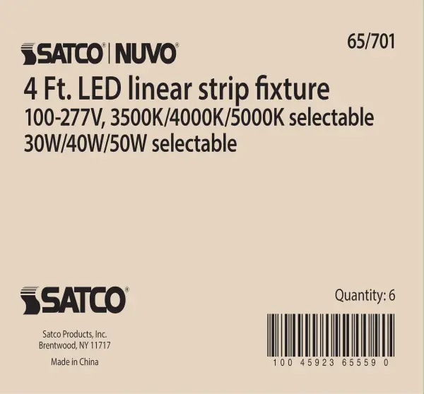 4 ft. LED Linear Strip Light - Wattage and CCT Selectable - Image 19