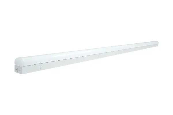 This commercial-grade LED linear strip offers exceptional flexibility with selectable wattage and color temperature options (3500K-5000K). The 8-foot length provides comprehensive coverage for large spaces, while flicker-free drivers ensure comfortable illumination. - alternate view