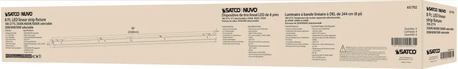 8 ft. LED Linear Strip Light - Wattage and CCT Selectable - Image 12