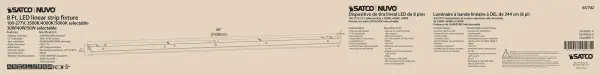 8 ft. LED Linear Strip Light - Wattage and CCT Selectable - Image 10