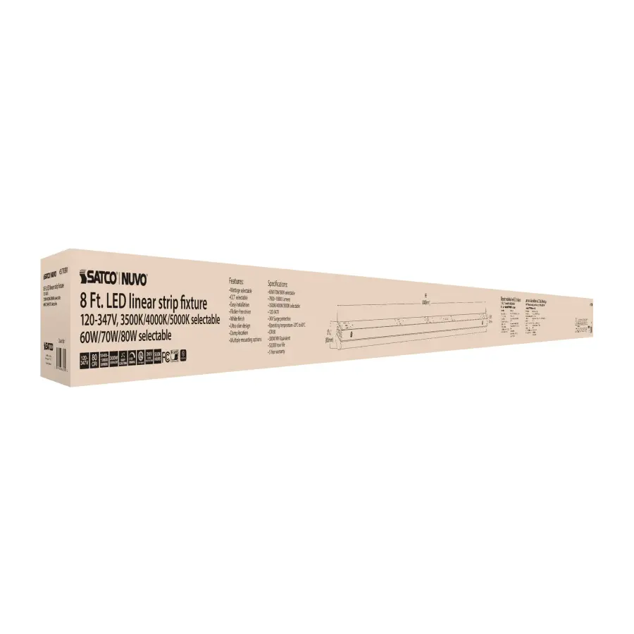 8-Foot LED Linear Strip Light - Field Selectable - Image 10
