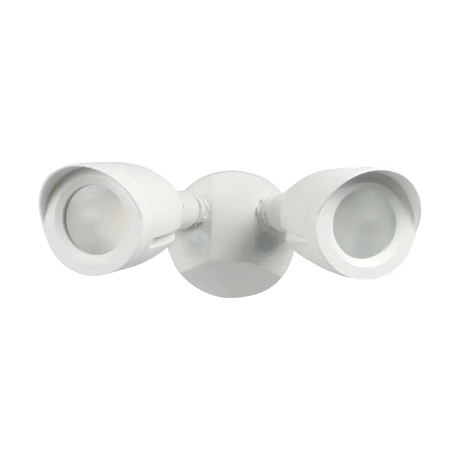 Dual Head LED Security Light - White - Image 1