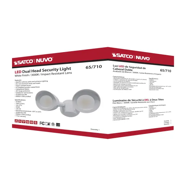 Dual Head LED Security Light - White - Image 18