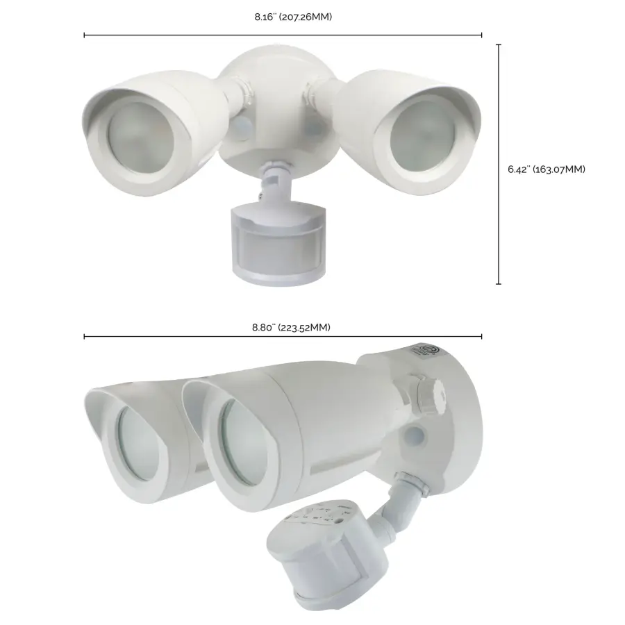 Dual Head LED Security Light with Motion Sensor - Image 16