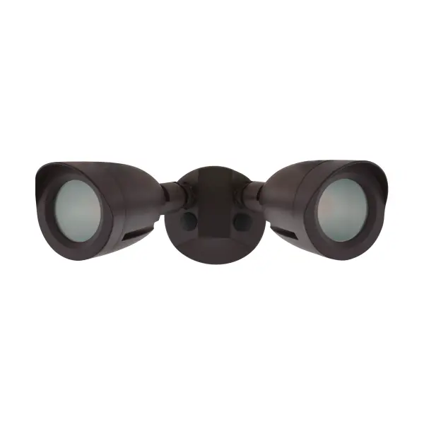 LED Dual Head Security Light - Bronze - Image 1