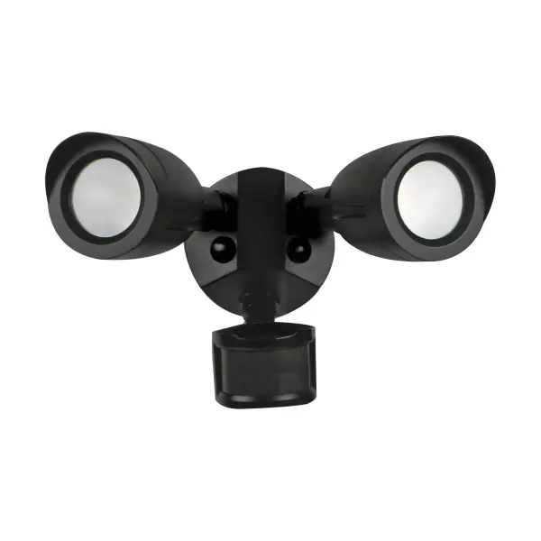 LED Dual Head Security Light with Motion Sensor - Image 1