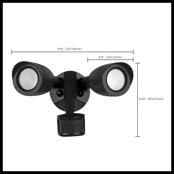 LED Dual Head Security Light with Motion Sensor - Image 16