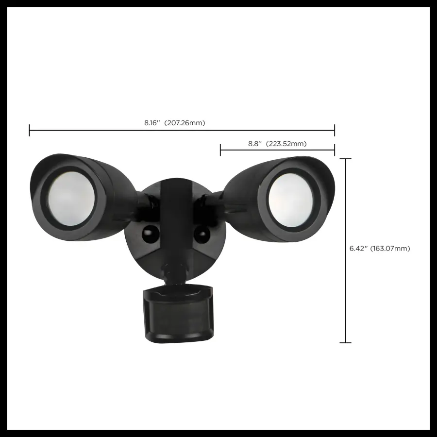 LED Dual Head Security Light with Motion Sensor - Image 16