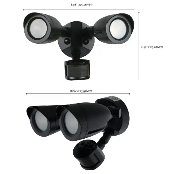 Dual Head LED Security Light with Motion Sensor - Image 16