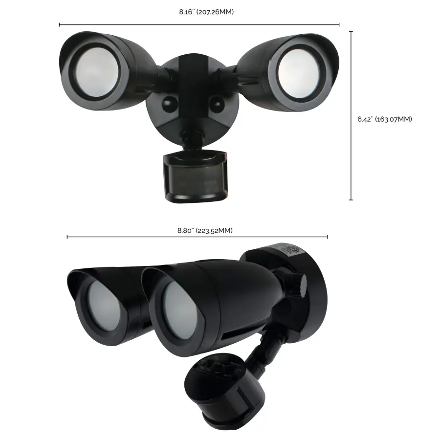 Dual Head LED Security Light with Motion Sensor - Image 16