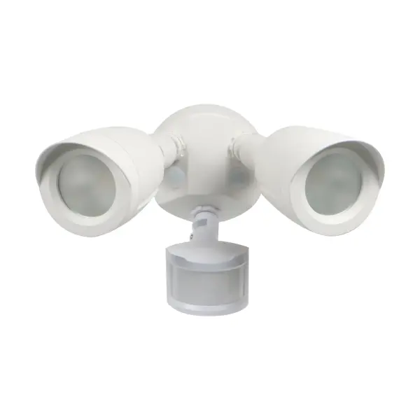 LED Dual Head Security Light with Motion Sensor - Image 1