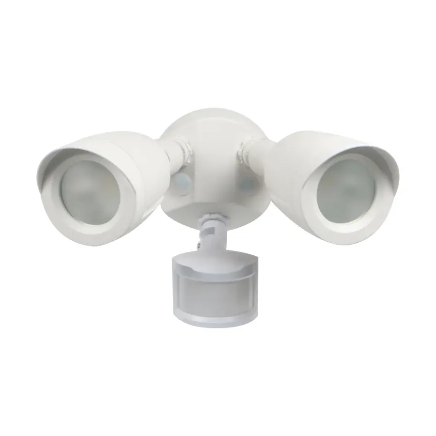 LED Dual Head Security Light with Motion Sensor - Image 1