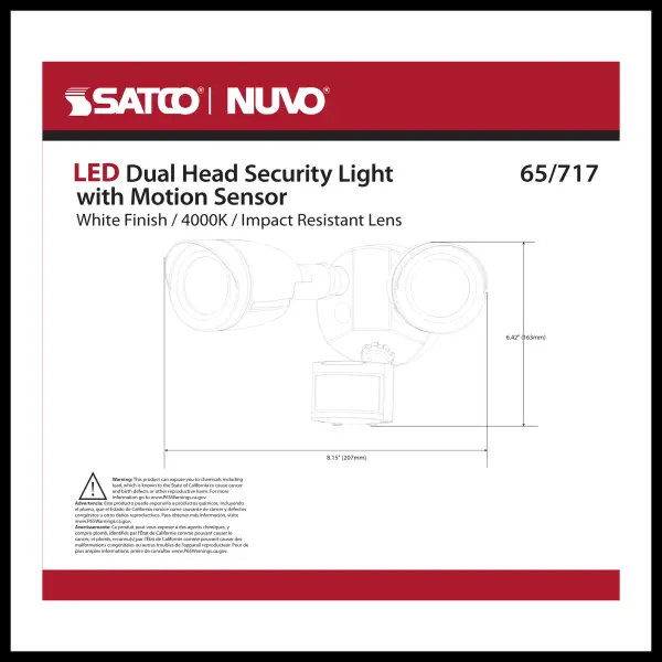 LED Dual Head Security Light with Motion Sensor - Image 17