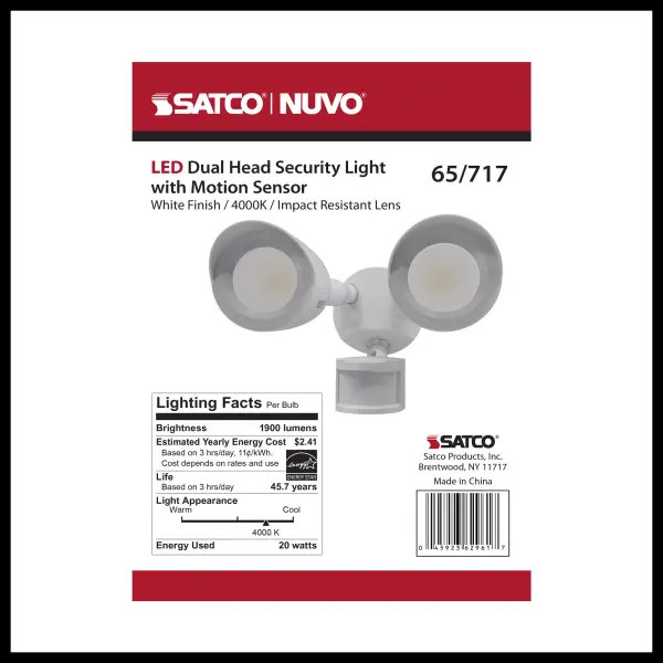LED Dual Head Security Light with Motion Sensor - Image 19