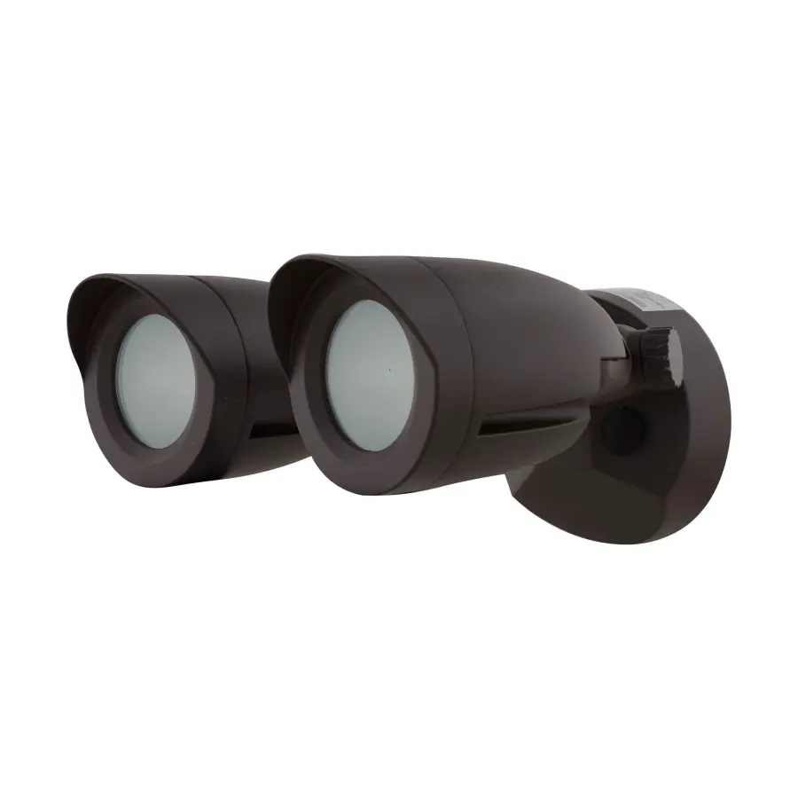 LED Dual Head Security Light - Bronze - Image 2