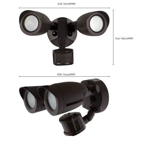 Dual Head LED Security Light with Motion Sensor - Image 16