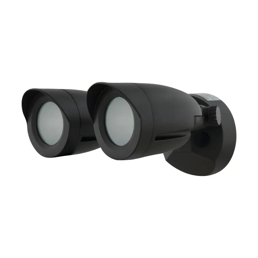Dual Head LED Security Light in Black - Image 2